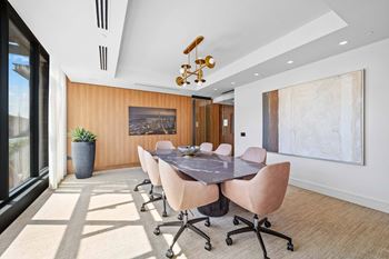 Flexible co-working spaces and private meeting rooms
